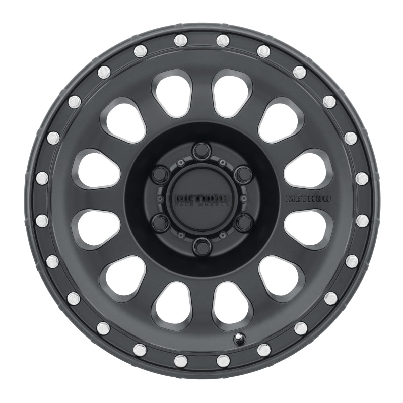 Method MR315 17x8.5 0mm Offset 6x135 87mm CB Matte Black Wheel