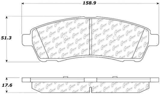 StopTech 99-04 Ford F-250 / 00-05 Excursion / 99-04 F-350 Super Duty Rear Truck & SUV Brake Pads