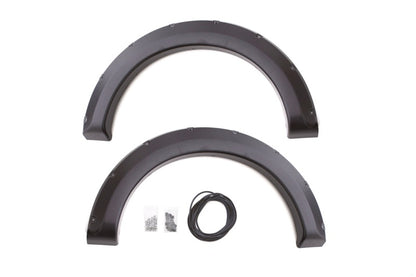 Lund 11-16 Ford F-250 RX-Rivet Style Textured Elite Series Fender Flares - Black (2 Pc.)