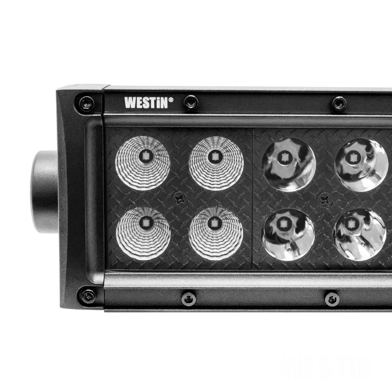 Westin B-FORCE LED Light Bar Double Row 6 inch Combo w/3W Cree - Black