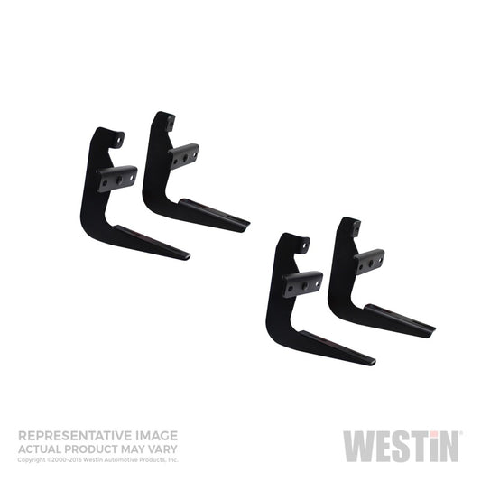 Westin 2005-2018 Toyota Tacoma Ext/Dbl Cab Running Board Mount Kit - Black