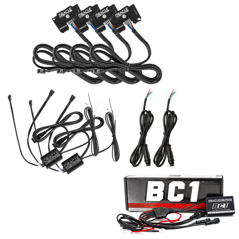 Oracle Jeep Wrangler JL/Gladiator JT RGB+W Headlight DRL Kit - w/ BC1 Controller SEE WARRANTY