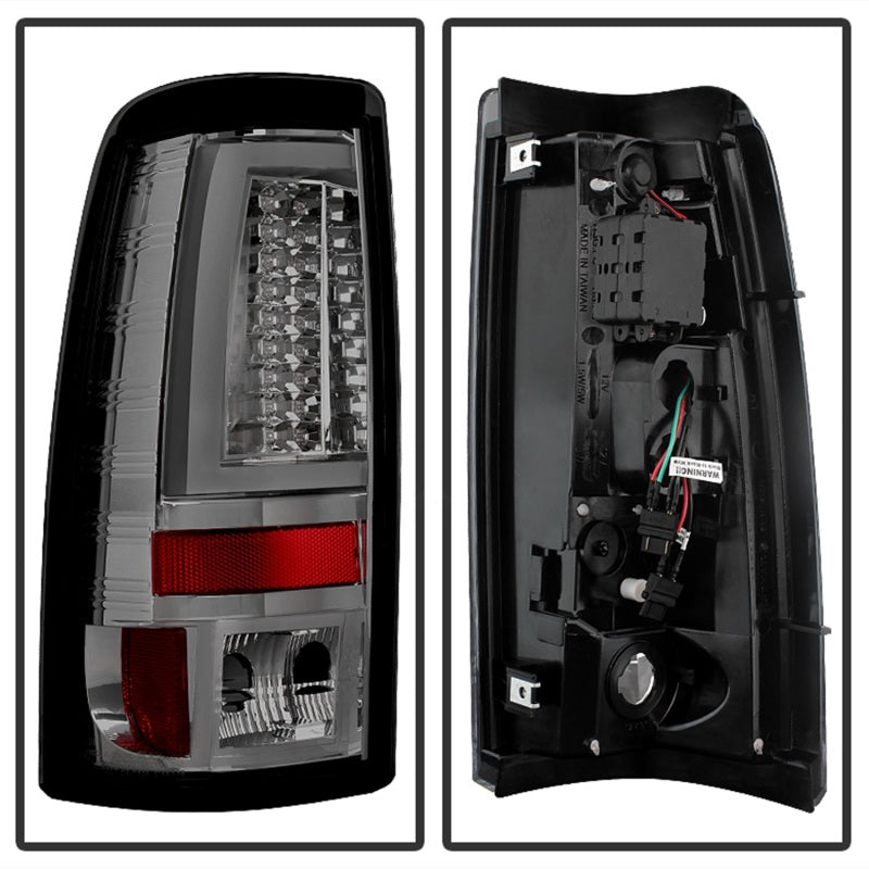 Spyder Chevy Silverado 1500/2500 99-02 Version 2 LED Tail Lights - Smoke ALT-YD-CS99V2-LED-SM