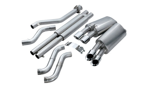 Corsa 1990-1995 Chevrolet Corvette C4 ZR1 5.7L V8 LT5 Polished Sport Cat-Back Exhaust