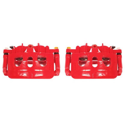 Power Stop 13-17 Ford Explorer Front Red Calipers w/Brackets - Pair