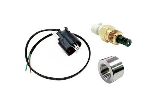 Torque Solution Fast Response SD IAT Sensor Kit GM Style IAT Sensor w/ Pigtail & Stainless Weld Bung