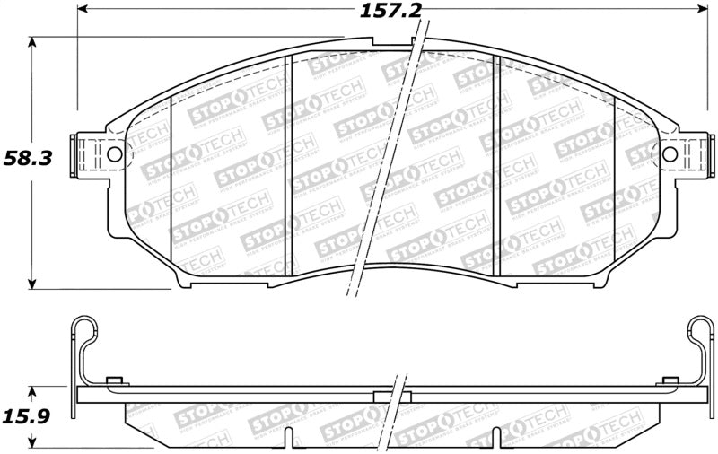 StopTech Street Brake Pads