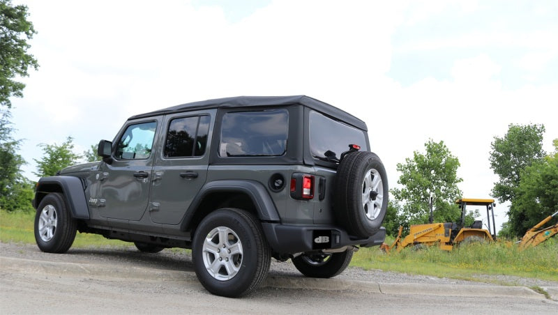 Corsa 2018-2024 Jeep Wrangler JL 2.5in Dual Rear Turn Down Exit Touring Axle-Back Exhaust