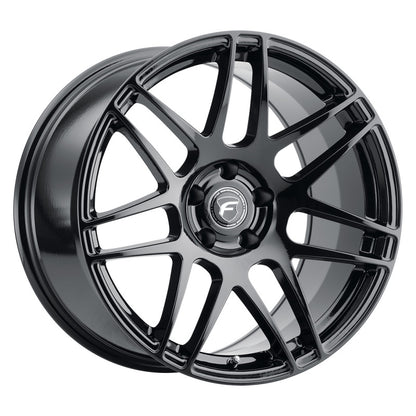 Forgestar F14 18x8.5 / 5x112 BP / ET45 / 6.5in BS Gloss Black Wheel