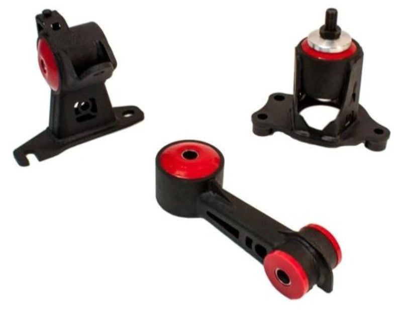 Innovative 11-15 Honda CR-Z L-Series Black Steel Mounts 75A Bushings