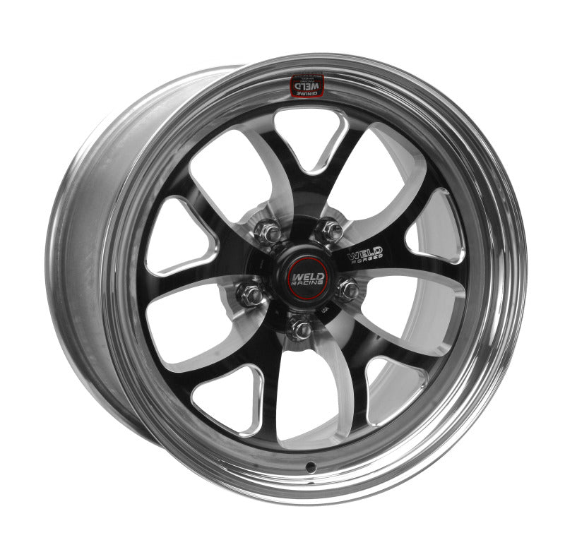 Weld S76 17x10.5 / 5x120mm BP / 7.7in. BS Black Wheel (High Pad) - Non-Beadlock