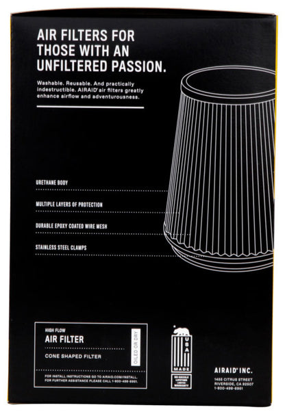 Airaid Universal Air Filter - Cone 3 1/2 x 6 x 4 5/8 x 6