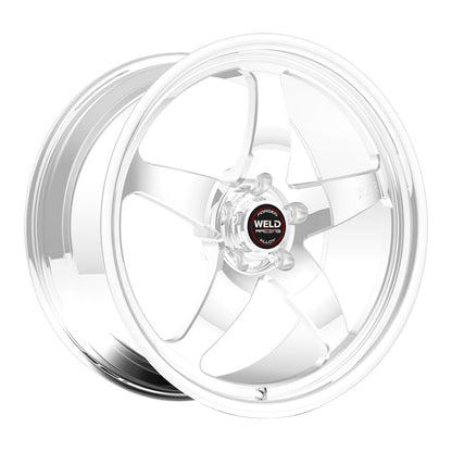 Weld S71 15x10.33 / 5x4.5 BP / 5.5in. BS Polished Wheel (Medium Pad) - Non-Beadlock