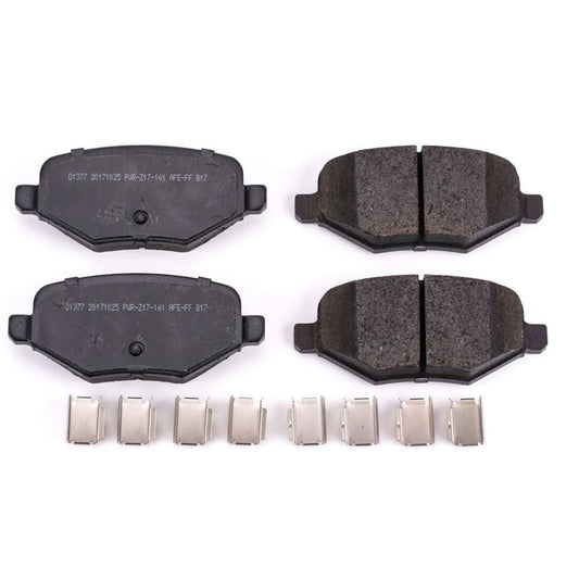 Power Stop 11-13 Ford Edge Rear Z17 Evolution Ceramic Brake Pads w/Hardware