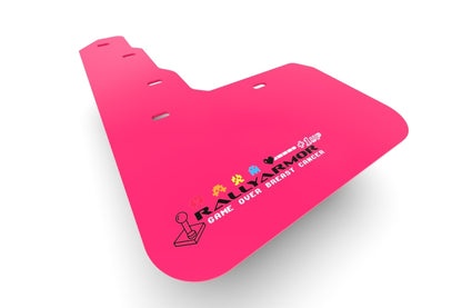 Rally Armor 11-14 Subaru WRX/STI (Sedan Only) Pink Mud Flap BCE Logo