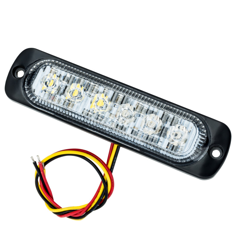 Oracle 6 LED Slim Strobe - White SEE WARRANTY