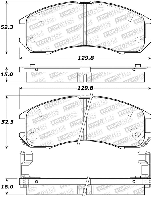 StopTech Street Brake Pads