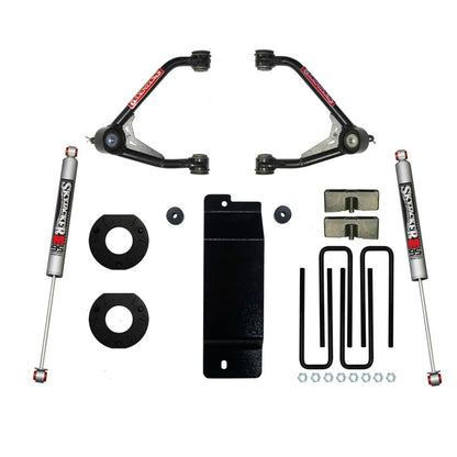 Skyjacker 14-16 GM 1500 4WD (w/Alum or Steel UCA) 3.5-4in UCA Lift Kit w/Rear Monotube M9500 Shocks