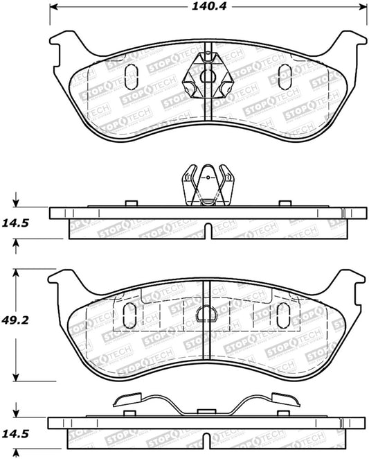 StopTech Street Brake Pads