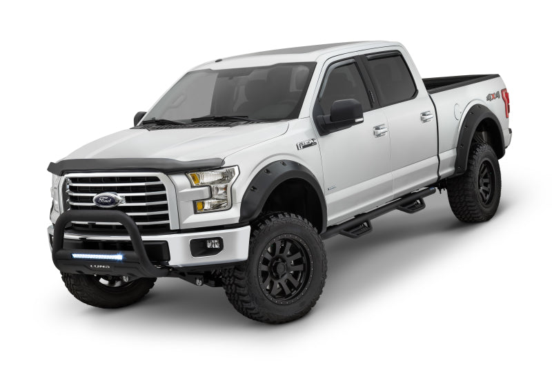 Lund 08-10 Ford F-250 Super Duty RX-Rivet Style Smooth Elite Series Fender Flares - Black (4 Pc.)