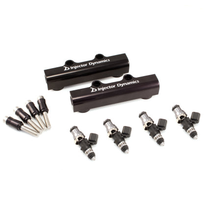 Injector Dynamics - 2600-XDS Injectors - 04-06 Subaru WRX STi - Top Feed Conversion Kit (Set of 4)