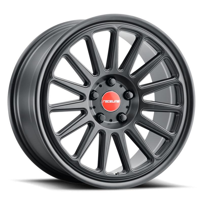 Raceline 315B Grip 17x9in / 5x114.3 BP / 40mm Offset / 72.6mm Bore - Satin Black Wheel