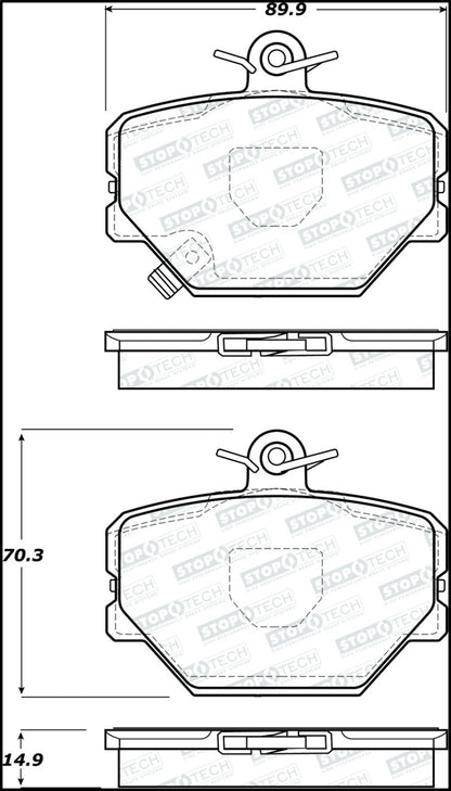 StopTech Street Brake Pads