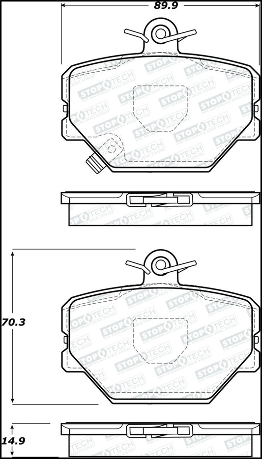 StopTech Street Brake Pads