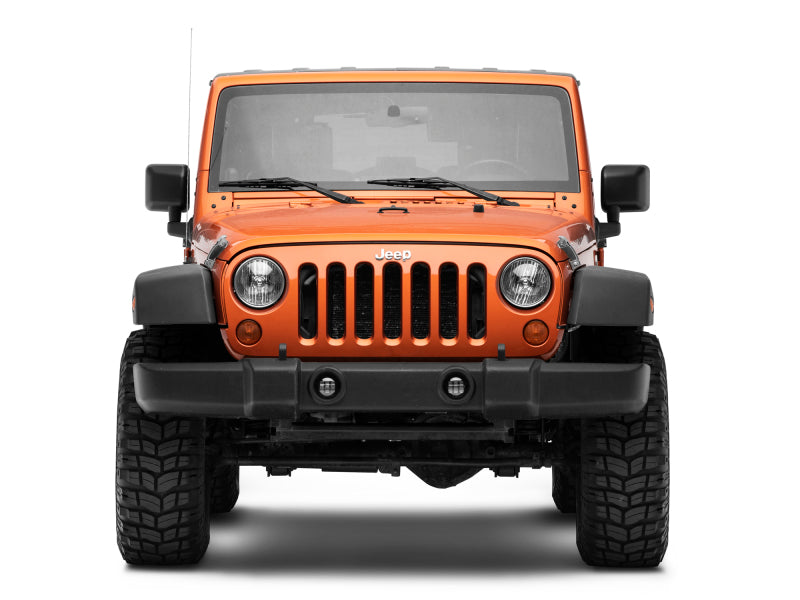 Raxiom 07-22 Jeep Wrangler JK/JL Axial Series Tri-Bar LED Fog Lights- White