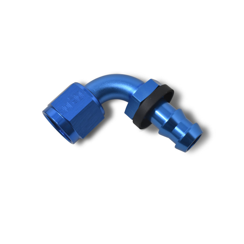 Russell Performance -10 AN Twist-Lok 90 Degree Hose End (Blue)