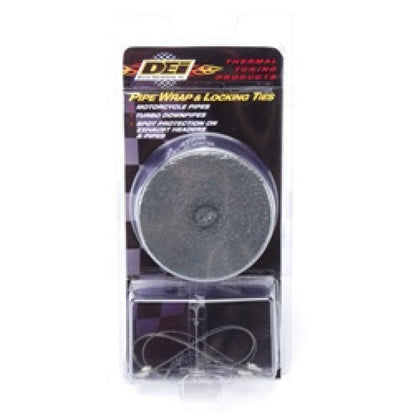 DEI - Exhaust Wrap Kit - Pipe Wrap and Locking Tie - Black