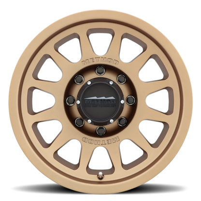 Method MR703 17x8.5 0mm Offset 8x6.5 130.81mm CB Method Bronze Wheel