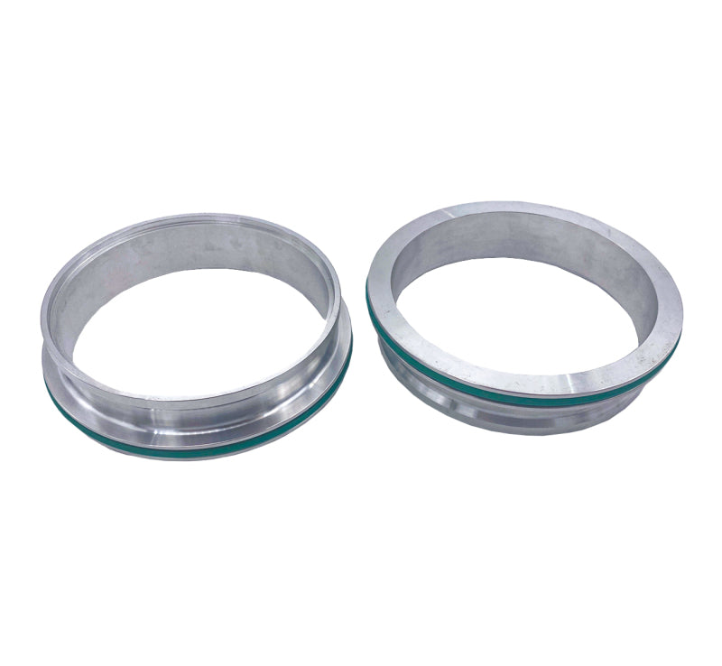 Granatelli Aluminum Dual Seal Clamp 3.0in Weld-on Ferrule Set