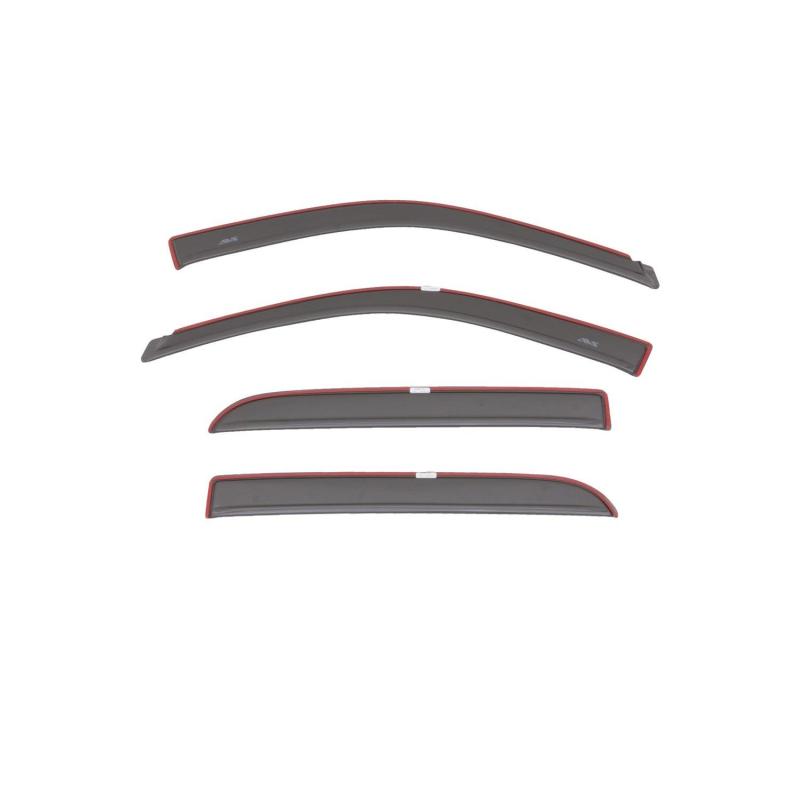 AVS 20-22 Dodge RAM 1500 Crew Cab Ventvisor Color Match Deflectors 4pc - Granite Crystal Metallic