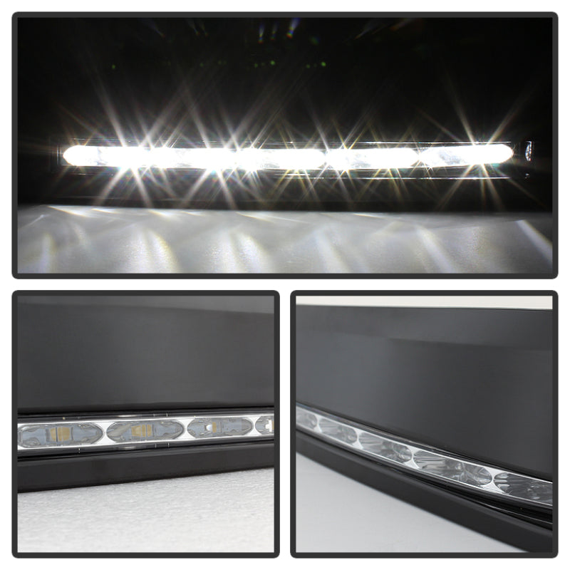 Spyder Toyota Tundra 07-13 Daytime LED Running Lights (XSP-X Model Look)wo/swtch Blk FL-DRL-TTU07-BK