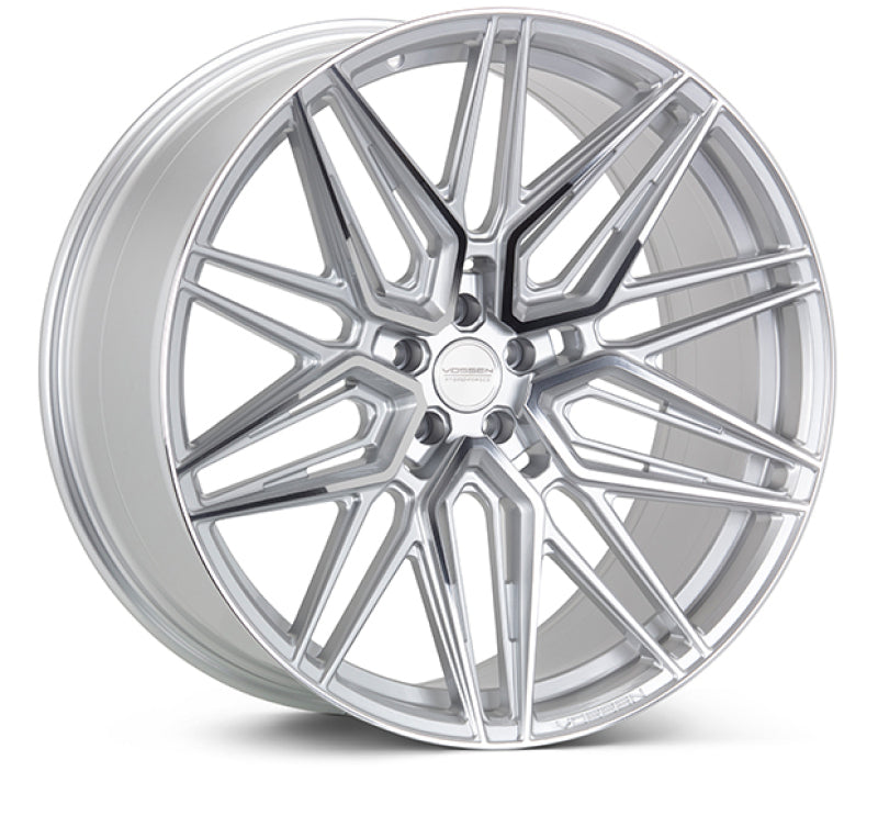 Vossen HF-7 19x8.5 / 5x112 / ET42 / Flat Face / 66.5 - Silver Polished Wheel