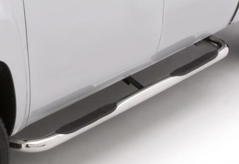 Lund 2019 Ram 1500 Extended Cab Pickup 3in. Round Bent SS Nerf Bars - Polished Stainless