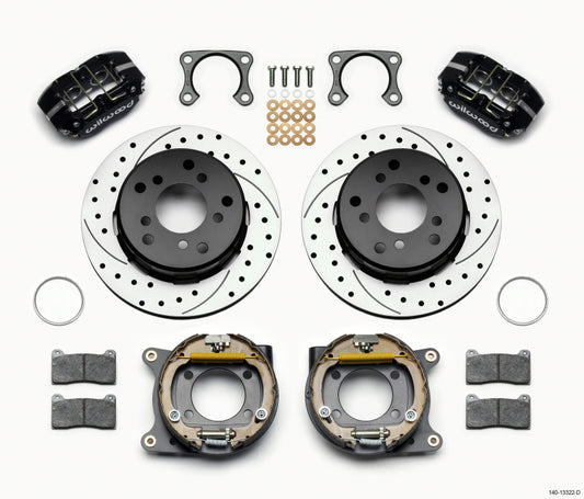 Wilwood Dynapro Lug Mount P/S Park Brake Kit Drilled Big Ford 2.36in Off Bronco 5 x 5.50