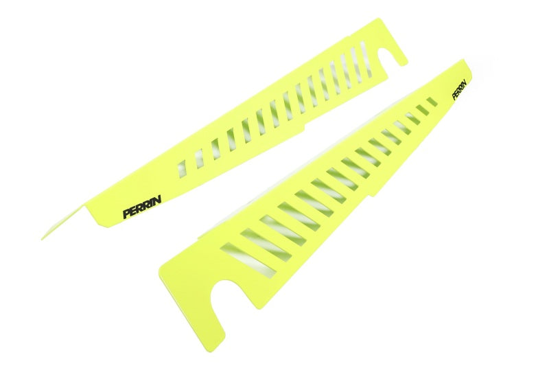 Perrin 22-23 Subaru WRX Fender Shroud Set - Neon Yellow