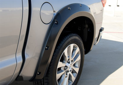 Lund 07-13 Toyota Tundra RX-Rivet Style Textured Elite Series Fender Flares - Black (4 Pc.)