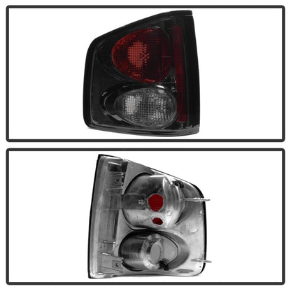 Spyder Chevy S10 94-04/GMC Sonoma 94-04/Isuzu Hombre 96-00 Euro Tail Lights Smke ALT-YD-CS1094-SM