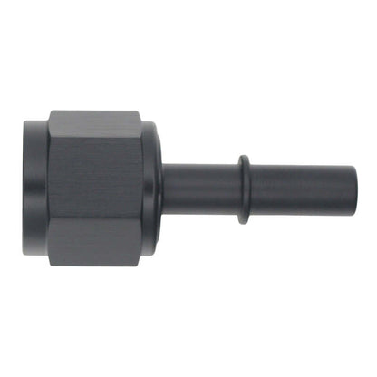 DeatschWerks 10AN Female Flare Swivel to 3/8in Male EFI Quick Disconnect - Anodized Matte Black