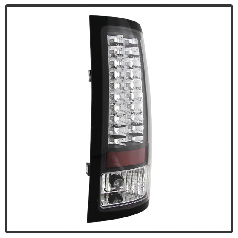 Spyder GMC Sierra 07-13 (Not fit 3500 Dually 4 Rear Wheels)LED Tail Lights Black ALT-YD-GS07-LED-BK