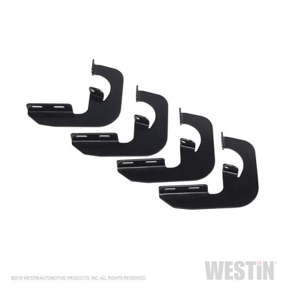 Westin 2007-2013 GMC Silverado/Sierra 1500 Reg Cab Running Board Mount Kit - Black