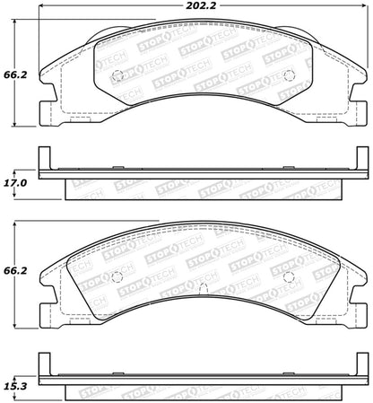 StopTech Street Brake Pads