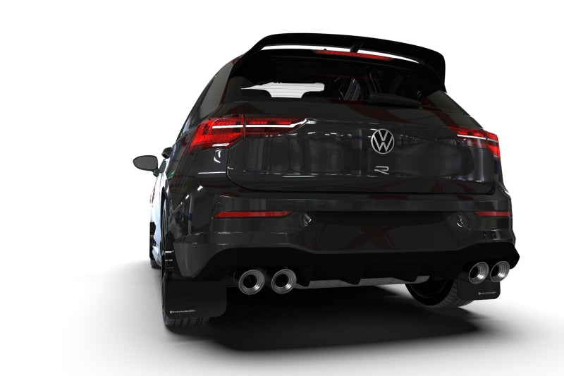 Rally Armor 22-24 VW MK8 Golf GTI/R Black UR Mud Flap w/Red Logo