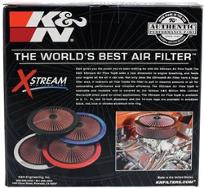 K&N X-Stream Top Filter Only 11in - Black