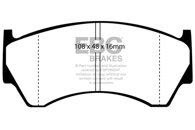 EBC 95-97 Nissan Sentra 1.6 Ultimax2 Front Brake Pads