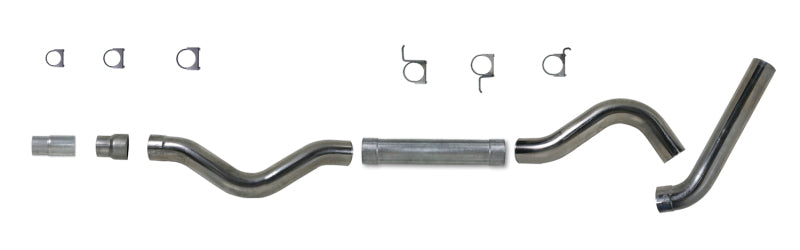 Diamond Eye KIT 5in Catback MFLR RPLCMENT PIPE Single SS: 2006-2007.5 CHEVY 6.6L 2500/3500