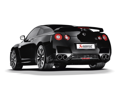 Akrapovic 08-17 Nissan GT-R Slip-On Line (Titanium) (Req. Tips)